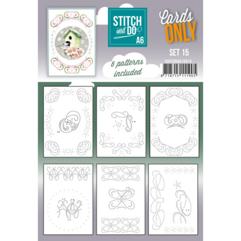 Stitch and Do - Cards Only Stitch A6- Set 015
