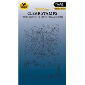 Studio Light • Essentials Clear Stamp pointsetta
