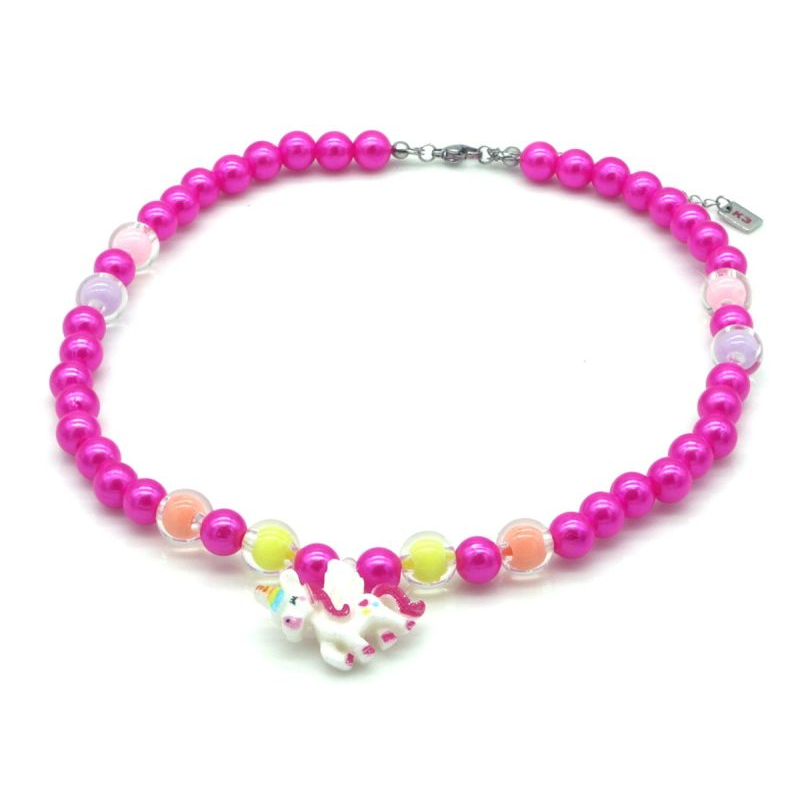 Kinderketting K3 Bijoux Ketting Roze met Eenhoorn