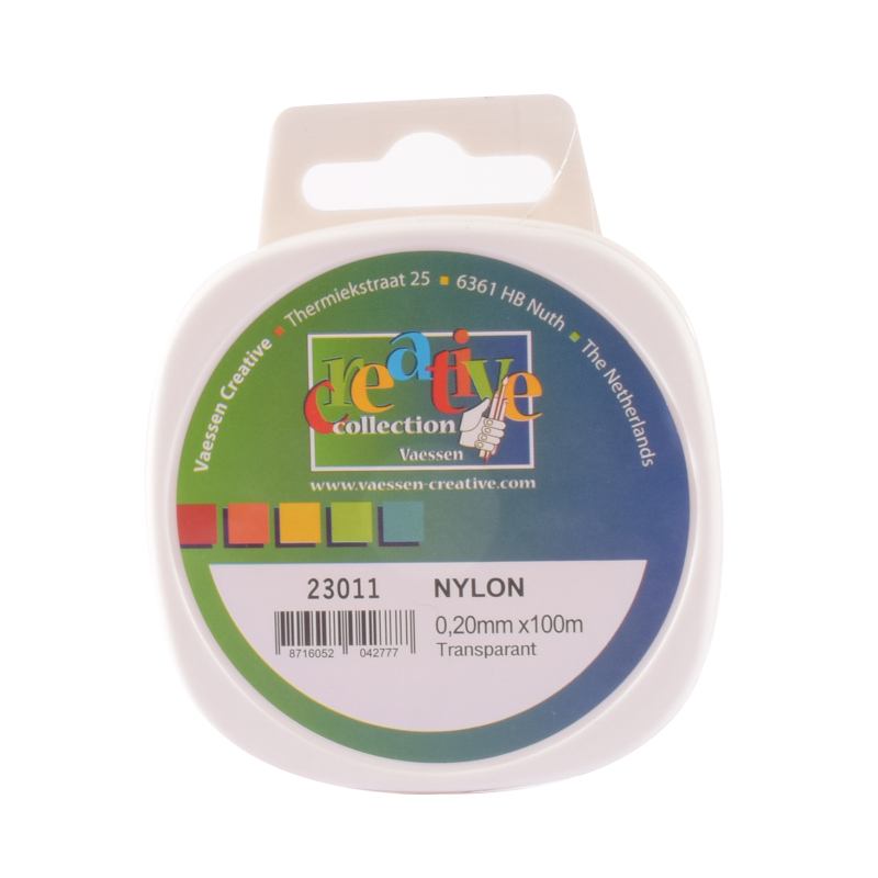 Vaessen Creative • Nylon Draad 0,20mm 100m