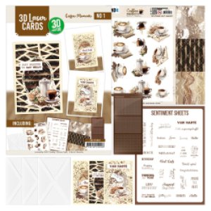 3D and Do - Laser Cards 1- Coffee Moments