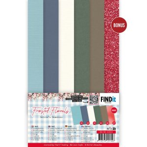 Linen Cardstock Pack - Berries Beauties - Frosted Florals - 4K