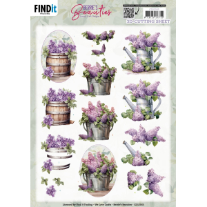 3D knipvel - Berries Beauties - Lovely Watercan