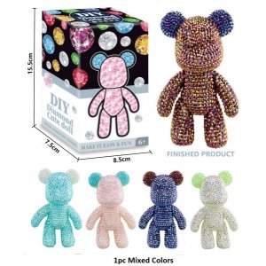 Diamond painting 3d doll: beer 15cm multi colors, nu voor een introductieprijs