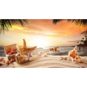 Damond painting canvas 40x30cm, painting 35x25cm: Strand