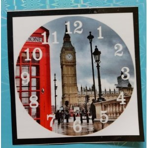 Diamond painting ronde klok: Big-Ben