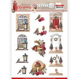 3D Push Out - Amy Design - Warm Christmas Nostalgic Christmas